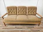 Sofa - Beuken, Textiel - Driekopse bank in eiken voor