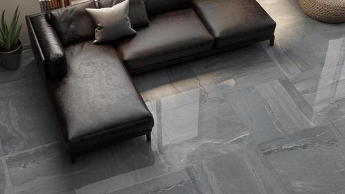 Whitehall Gris 90x90 LEVIGLASS / Hoogglans Vloertegels /, Doe-het-zelf en Bouw, Tegels, Ophalen of Verzenden