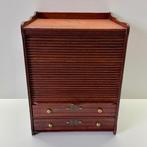 Brievenkastje - Ladekast - Eik - Rolluik met 6 laden, Antiek en Kunst