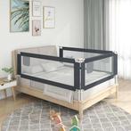vidaXL Bedhekje peuter 180x25 cm stof donkergrijs, Kinderen en Baby's, Traphekjes, Verzenden, Nieuw