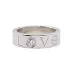 Cartier - Bague - Love - 18 carats Or blanc - Un diamant, Nieuw