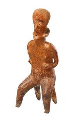 Nayarit, côte ouest du Mexique Terre cuite Figure féminine.