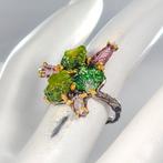 925 zilver - toermalijn - Ring