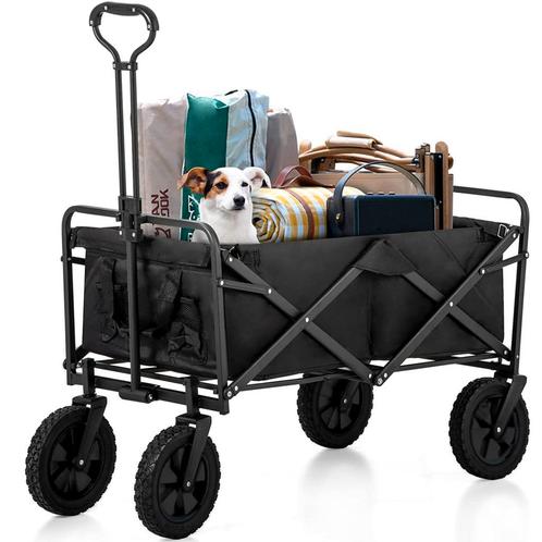 Avalo Bolderkar - Opvouwbaar - Tot 90KG - 72x47x47 CM - 65L, Caravans en Kamperen, Bolderkarren, Verzenden