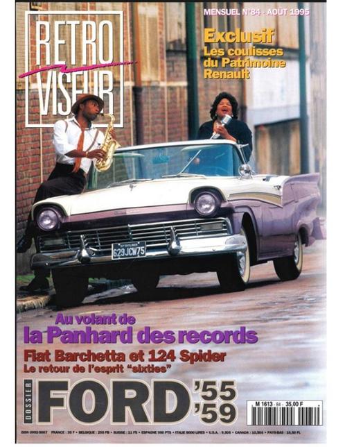 1995 RETROVISEUR MAGAZINE 84 FRANS, Livres, Autos | Brochures & Magazines, Enlèvement ou Envoi