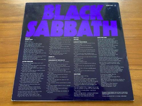 Black Sabbath - Master of Reality - original black label, Cd's en Dvd's, Vinyl Singles