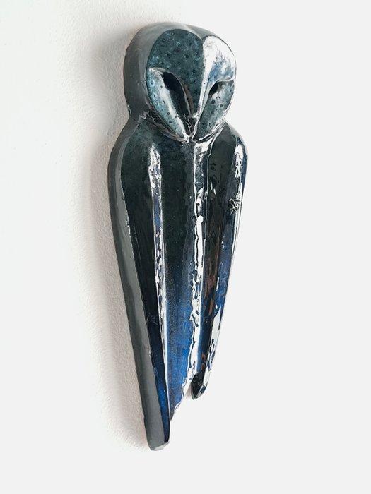 Federico Alibrio - Blue Barn Owl, Antiek en Kunst, Kunst | Designobjecten