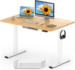 Zit sta bureau - Elektrisch - Verstelbaar - 120x60 cm - Wit, Huis en Inrichting, Bureaus, Verzenden, Nieuw