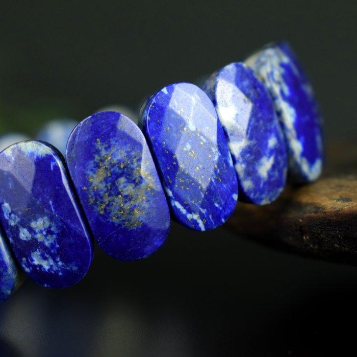 Lapis Lazuli - mooie kwaliteit met Pyriet - Breedte: 20 mm-, Verzamelen, Mineralen en Fossielen