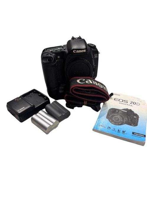 Canon EOS 20D + Battery grip + 2 batterie + caricabatterie +, Audio, Tv en Foto, Fotocamera's Digitaal