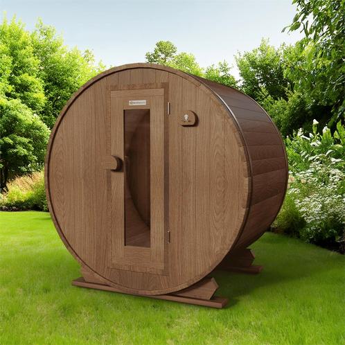 Modi Ayous Thermowood barrelsauna 160 cm, Sport en Fitness, Sauna, Fins of Traditioneel, Complete sauna, Nieuw