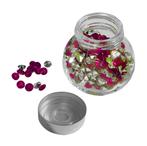 Decoratieve siersteentjes in mini glazen flesje (roze, 480, Doe-het-zelf en Bouw, Nieuw, Verzenden
