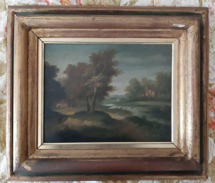 Paul Jones (XIX) - Landscape, Antiek en Kunst, Kunst | Schilderijen | Klassiek