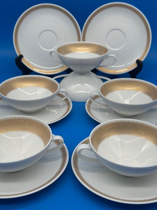 Koffieservies - Hutschenreuther Selb – Tassen & Untertassen,, Antiek en Kunst, Antiek | Meubels | Tafels