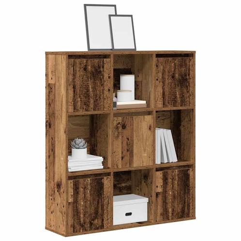 vidaXL Boekenkast 89x24x101,5 cm bewerkt hout oud, Huis en Inrichting, Kasten | Boekenkasten, Nieuw, Verzenden