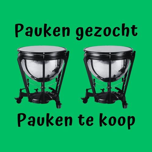Pauken gezocht en te koop (nieuw en gebruikt) timpani, Muziek en Instrumenten, Percussie, Melodische percussie, Gebruikt