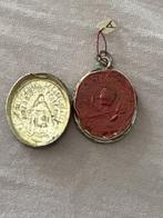 Reliekhouder - Verzilverd, Glas, Textiel - 1850-1900 - Sint