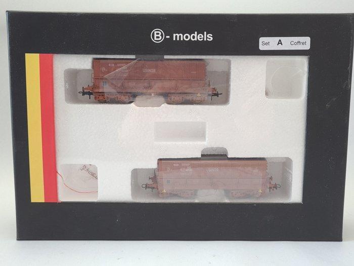B-Models H0 - 45.224 - Modeltrein goederenwagonset (1) -, Hobby en Vrije tijd, Modeltreinen | H0