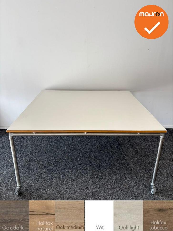 Ahrend - Move-it - verrijdbare vergadertafel 150x150 - bladk, Zakelijke goederen, Kantoor en Winkelinrichting | Kantoormeubilair en Inrichting