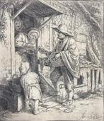 Adriaen Van Ostade (1610-1685) - il venditore di occhiali -, Antiek en Kunst