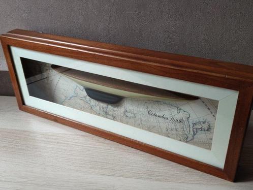Halfmodel - Yacht Columbia 1899, Antiek en Kunst, Curiosa en Brocante