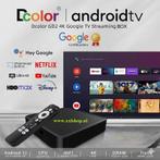 Android 12 mediaspeler 4K Netflix & Google gecert. smart tv, Verzenden