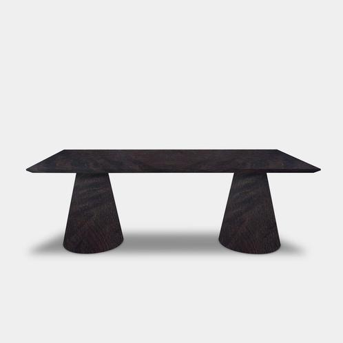 Tafel Rechthoekig Eikenhout  Kegelpoot  200x100, Huis en Inrichting, Tafels | Eettafels