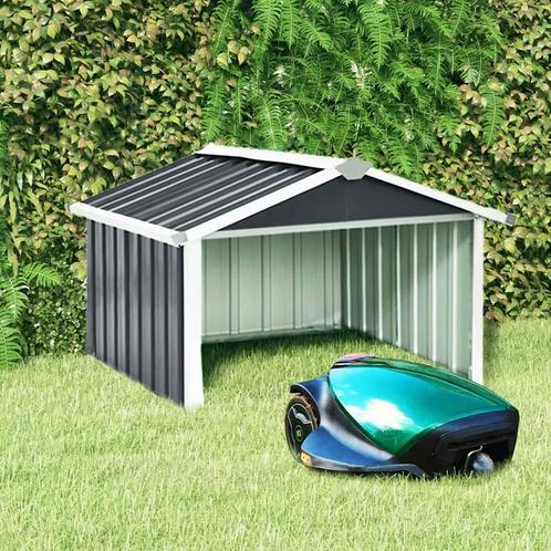 vidaXL Overkapping voor robotmaaier 92x97x63 cm staal, Tuin en Terras, Tuinhuizen, Nieuw, Verzenden