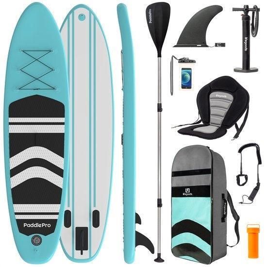 2dekans | LifeGoods SUP Board - met Zitje - Opblaasbaar, Sports nautiques & Bateaux, Planche à pagaie, Enlèvement ou Envoi