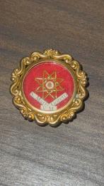 Antiek Reliekhouder - Legering, Glas, Textiel - 1950-1960 -