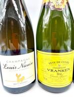 Lot 3 Bottles Champagne Louis Nicaise Premier Cru & Vranken, Nieuw
