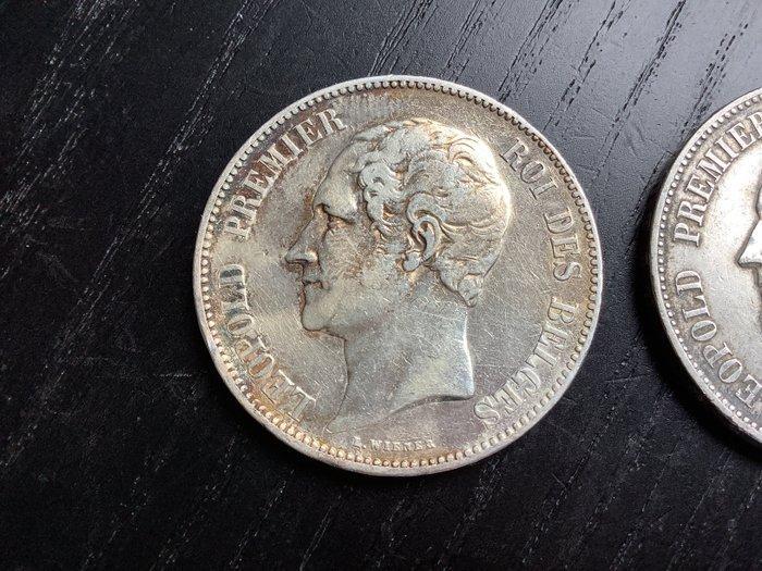 België. Leopold I. 5 Francs 1851-1853 (Zonder minimumprijs), Postzegels en Munten, Munten | Nederland
