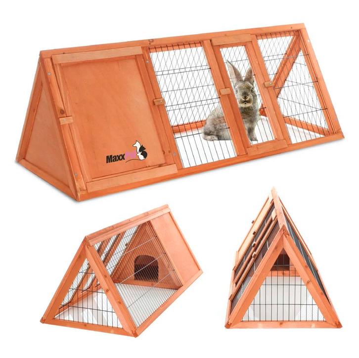 MaxxPet Konijnenhok met ren - konijnenren - konijnenhuis..., Dieren en Toebehoren, Knaagdieren en Konijnen | Hokken en Kooien