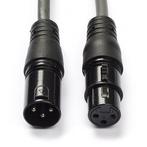 DMX kabel (m/v) | Nedis | 1 meter (Digitaal, 110 Ohm, 3-pin), Verzenden