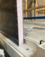 PVC raam met aanslag vast-draaikiep b150xh80 in voorraad, Gevelraam of Ruit, 80 tot 120 cm, Nieuw, Ophalen of Verzenden