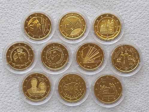 Europe. 2 Euro 2014/2023 (10 moedas)  (Sans Prix de Réserve), Postzegels en Munten, Munten | Europa | Euromunten