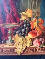 British school (XIX) - Still life with grapes, peaches and a