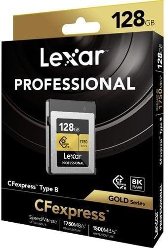 Lexar CFexpress PRO Type B Gold series 128GB - R1750/W150..., Audio, Tv en Foto, Foto | Geheugenkaarten, Nieuw, Ophalen of Verzenden