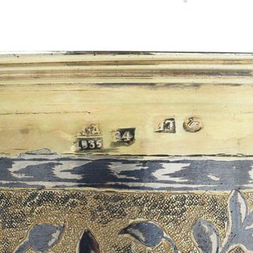 Antique Russian Silver-Gilt and Niello Beaker, St.