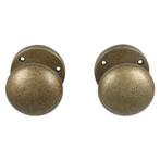 Draaiknopset voor deur, brons antiek, Doe-het-zelf en Bouw, Nieuw, Overige materialen, Klink of Kruk