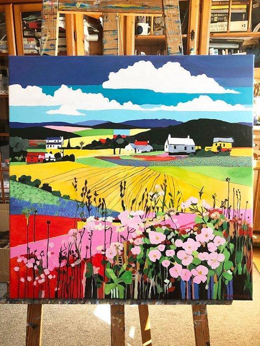 Bondero - A spring day in Arles, Antiek en Kunst, Kunst | Schilderijen | Modern