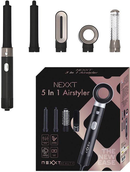 2dekans | Nexxt 5-in-1 Airstyler - Föhnborstel met 3, Handtassen en Accessoires, Uiterlijk | Haarverzorging, Ophalen of Verzenden