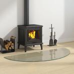 vidaXL Glasplaat voor open haard halfrond 1200x500 mm, Doe-het-zelf en Bouw, Glas en Ramen, Verzenden, Nieuw