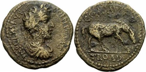 180-192 Commodus Alexandria Troas Bronze Col Avg Troad Pf..., Postzegels en Munten, Munten en Bankbiljetten | Verzamelingen, Verzenden