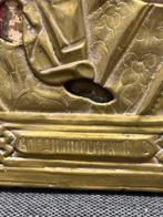 Icoon - Moeder Gods van Vladimir - Messing, Hout, Antiek en Kunst