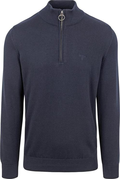 Barbour Half Zip Trui Navy maat Maat 52/54 (L) Heren, Kleding | Heren, Truien en Vesten, Blauw, Nieuw, Maat 52/54 (L), Verzenden