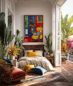 E. García - INTERIOR ELEGANTE CON GUACAMAYO XL (NO RESERVE)