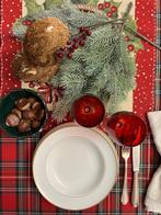 Kersttafel runner voor grote tafels - Tafelkleed - 140 cm -, Diversen, Kerst, Nieuw