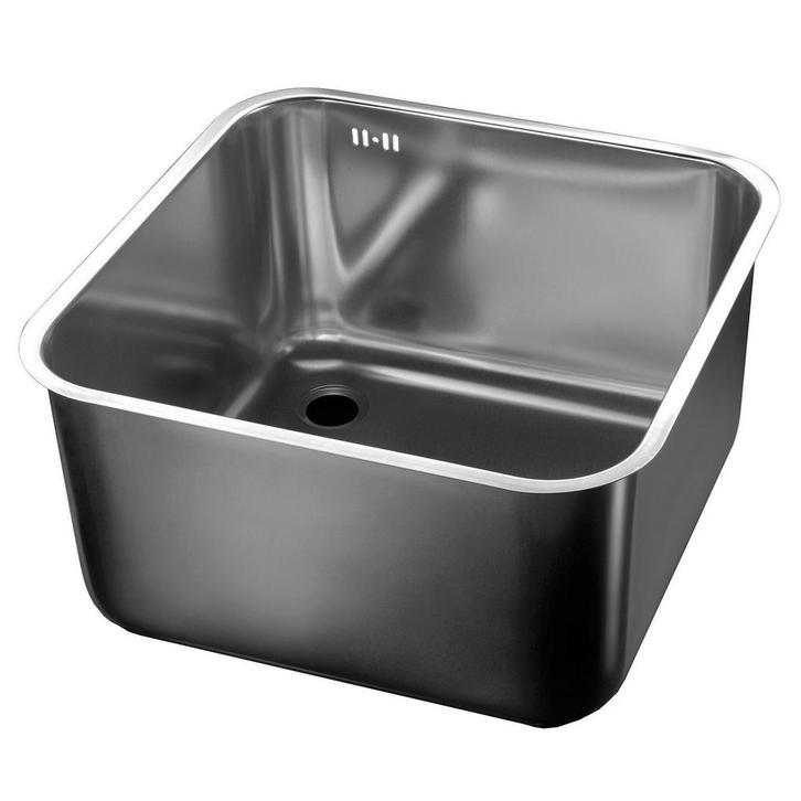 Spoelbak | RVS | In-/Onderbouw | Incl. Standpijp |, Zakelijke goederen, Horeca | Keukenapparatuur, Nieuw in verpakking, Verzenden