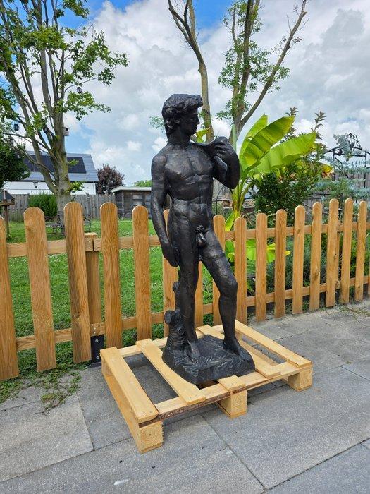 Beeld, XL David Statue - 111 cm - Metaal - 2025, Antiek en Kunst, Curiosa en Brocante
